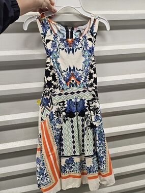 Girls' Floral Multi-Color Sleeveless Sundress